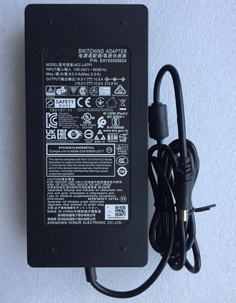 New Original EAY65068601 EAY65068607 ACC-LATP2 Switching Adapter Charger for LG 27EP950-B 32EP950-B 32GQ950-B 34WL850-W Monitor