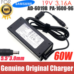 Original 19V 3.16A AD-6019B PA-1600-96 AC Adapter Power charger For Samsung R423 RV411 RF411 RV515 R540 R510 R522 R530 AD-6019R