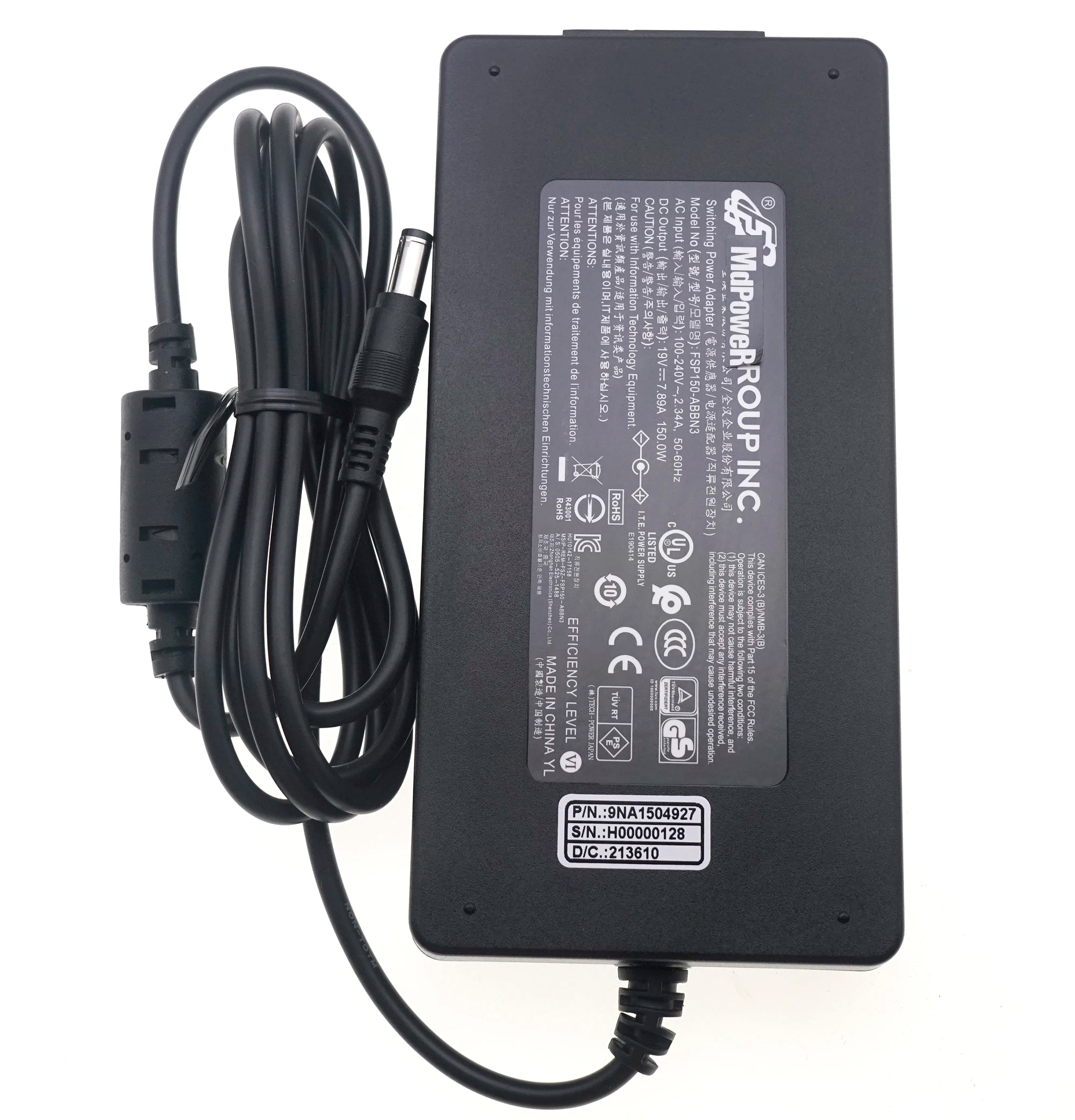 Original FSP FSP150-ABBN3 19V 7.89A 5.5mm 150W AC Adapter Charger FSP150-ABAN1 For CYBERPOWER NFSV1511 TRACER II-MK Power Supply