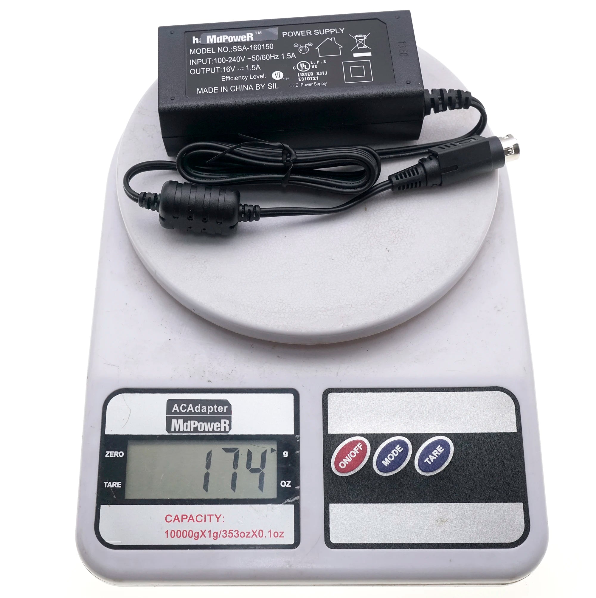 Original SSA-160150 AC Adapter 16V 1.5A  3-PIN Charger for Harman /Kardon/ JBL SoundSticks Power Supply Genuine
