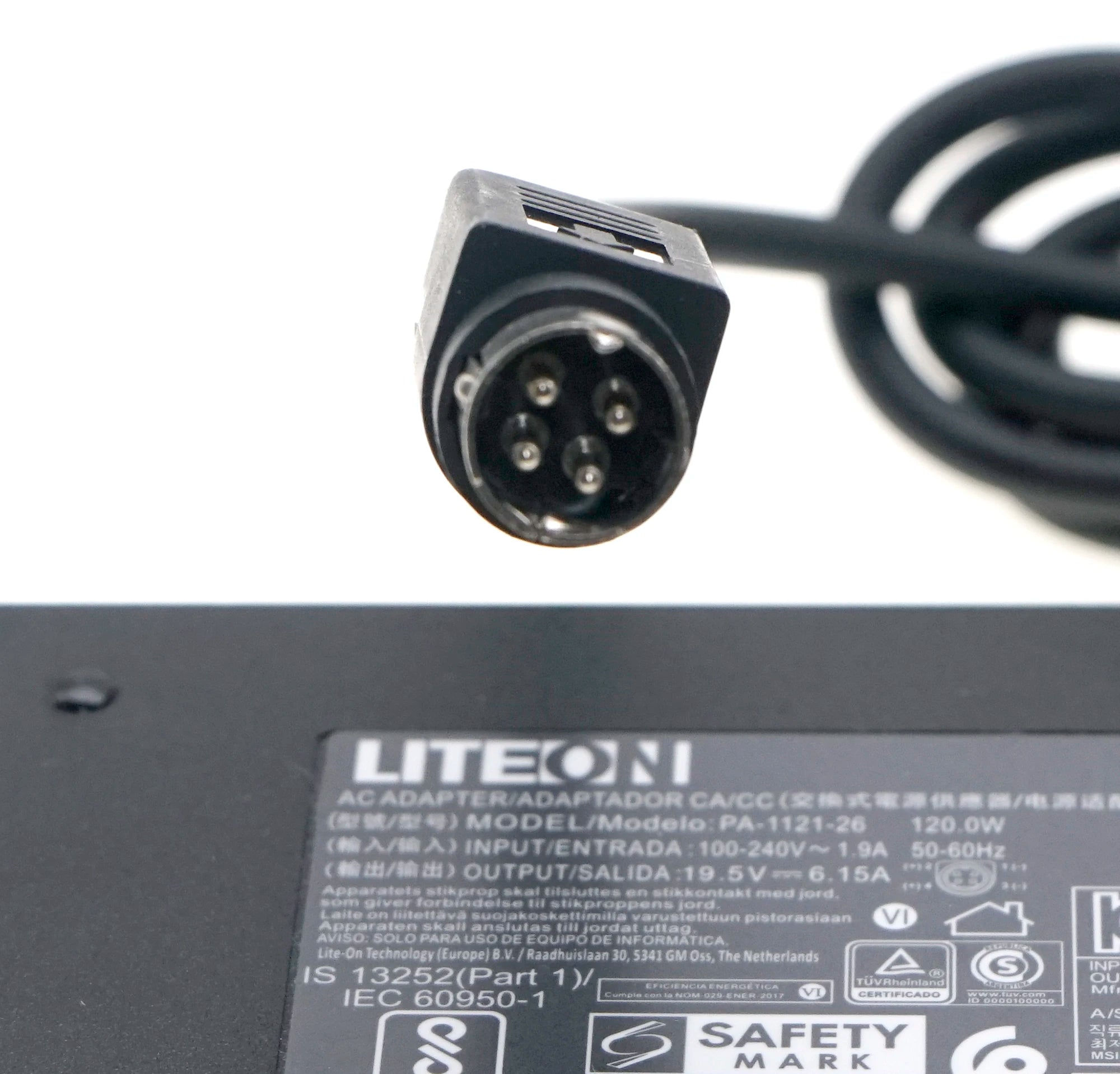 Genuine LITEON PA-1121-26 19.5V 6.15A 120W AC Adapter Charger Power Supply 4 Pin Plug