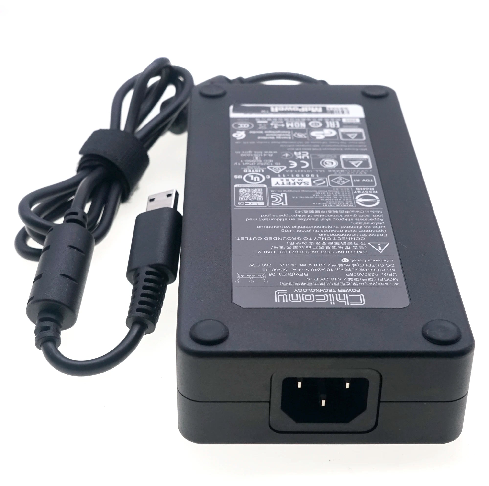 Genuine Chicony A18-280P1A 20V 14A 280W Power Supply AC Adapter for MSI GP76 GE66 GE76 GP66 Leopard 11UG-688 Charger Adaptor