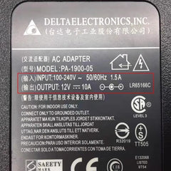 Genuine DELTA 12V 10A AC/DC Adapter EADP-120GRA ADP-1210 BB For ISDT SC-608 For Intel Core I5 1235U 6x 2.5GbE Fanless System
