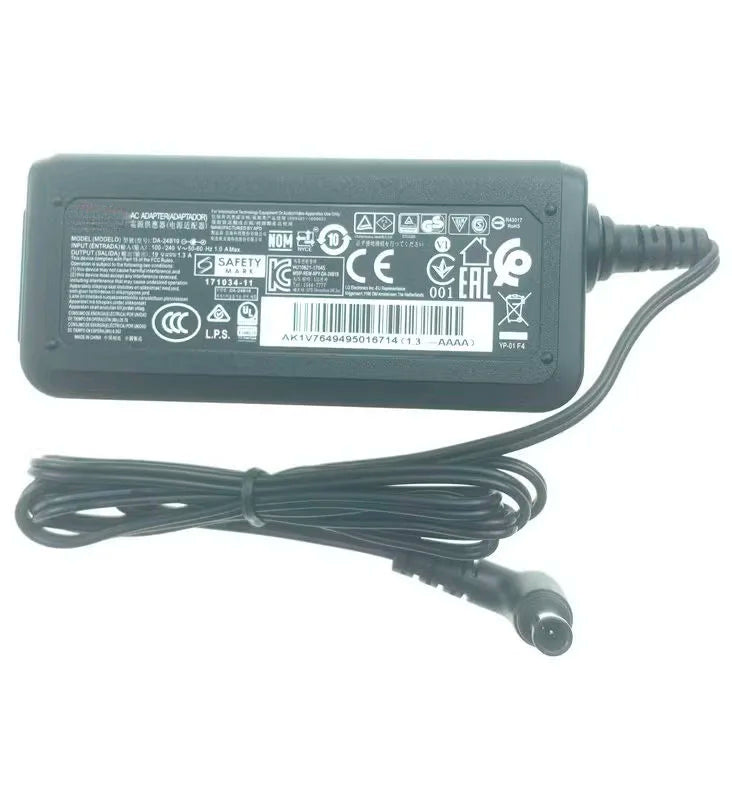 Original 25W 19V 1.3A LCAP21 AC Adapter Charger For LG E1948SX 27EA33V 24MP47HQ LCD MONITOR Power Supply ADS-40SG-19-3 19025G