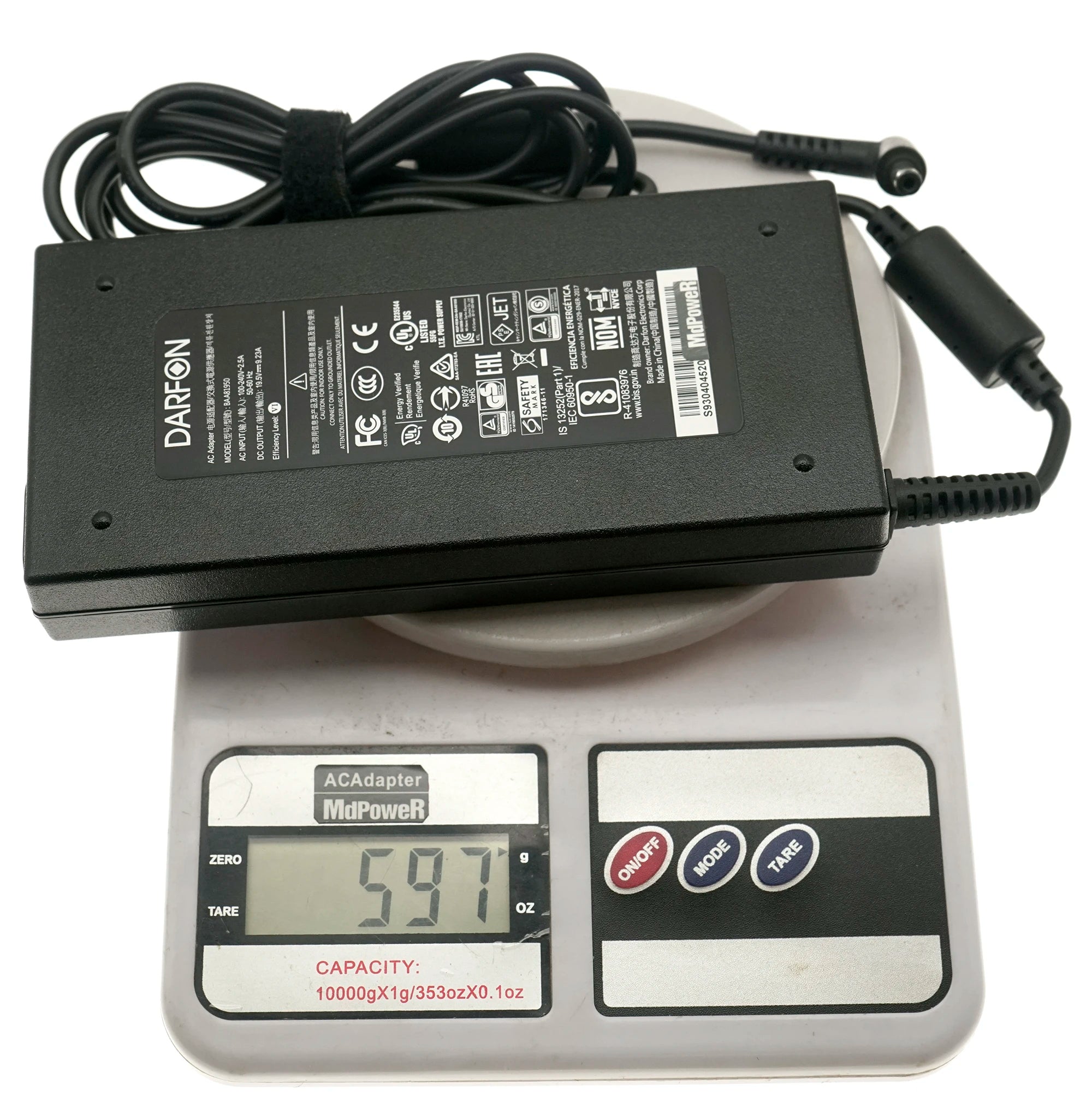 Original DARFON BAA81950 19.5V 9.23A 180W 5.5x2.5mm AC Adapter Charger For MSI GE63VR GS73VR GF65 GF75 GS63 GS65 Power Supply
