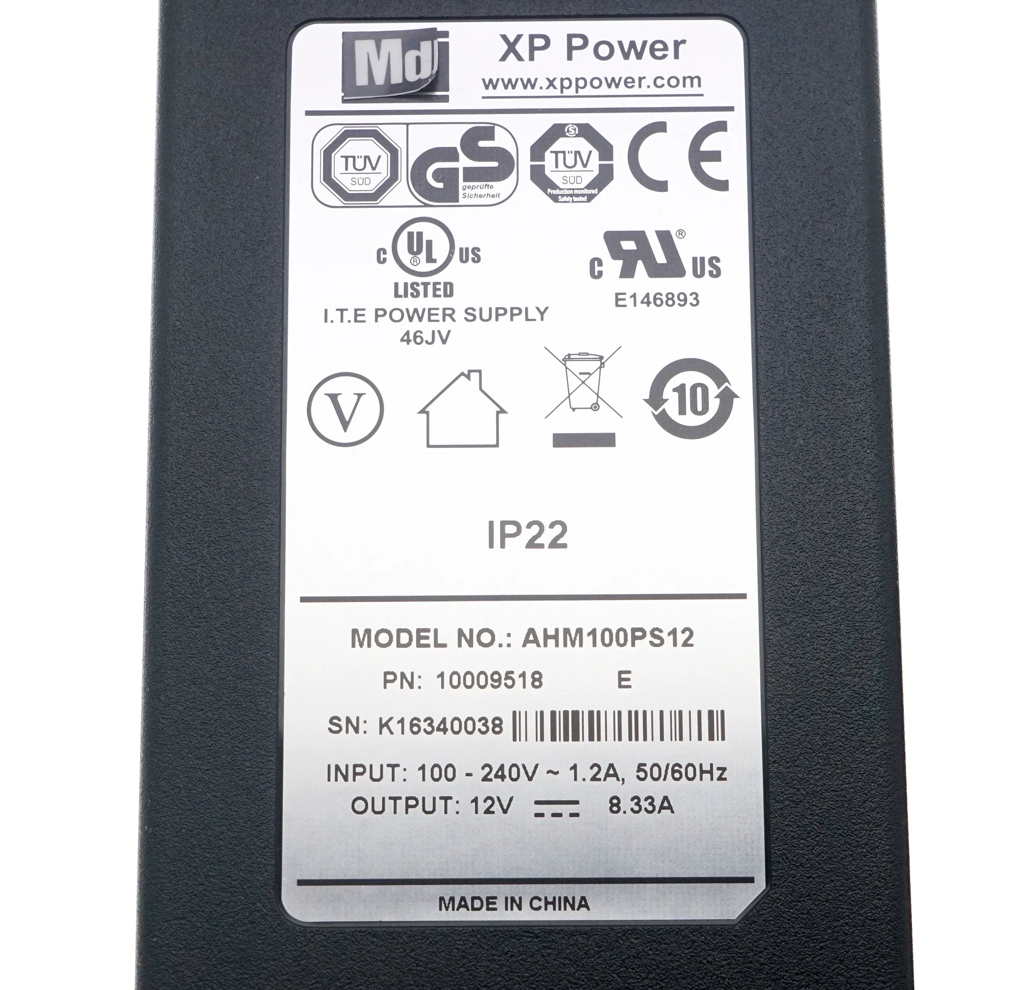 For Synology DS916 DS415 NSA Power Supply K13240069 Genuine 12V 8.33A 100W 4PIN Charger XP AHM100PS12-A 10009518-A Power Adapter