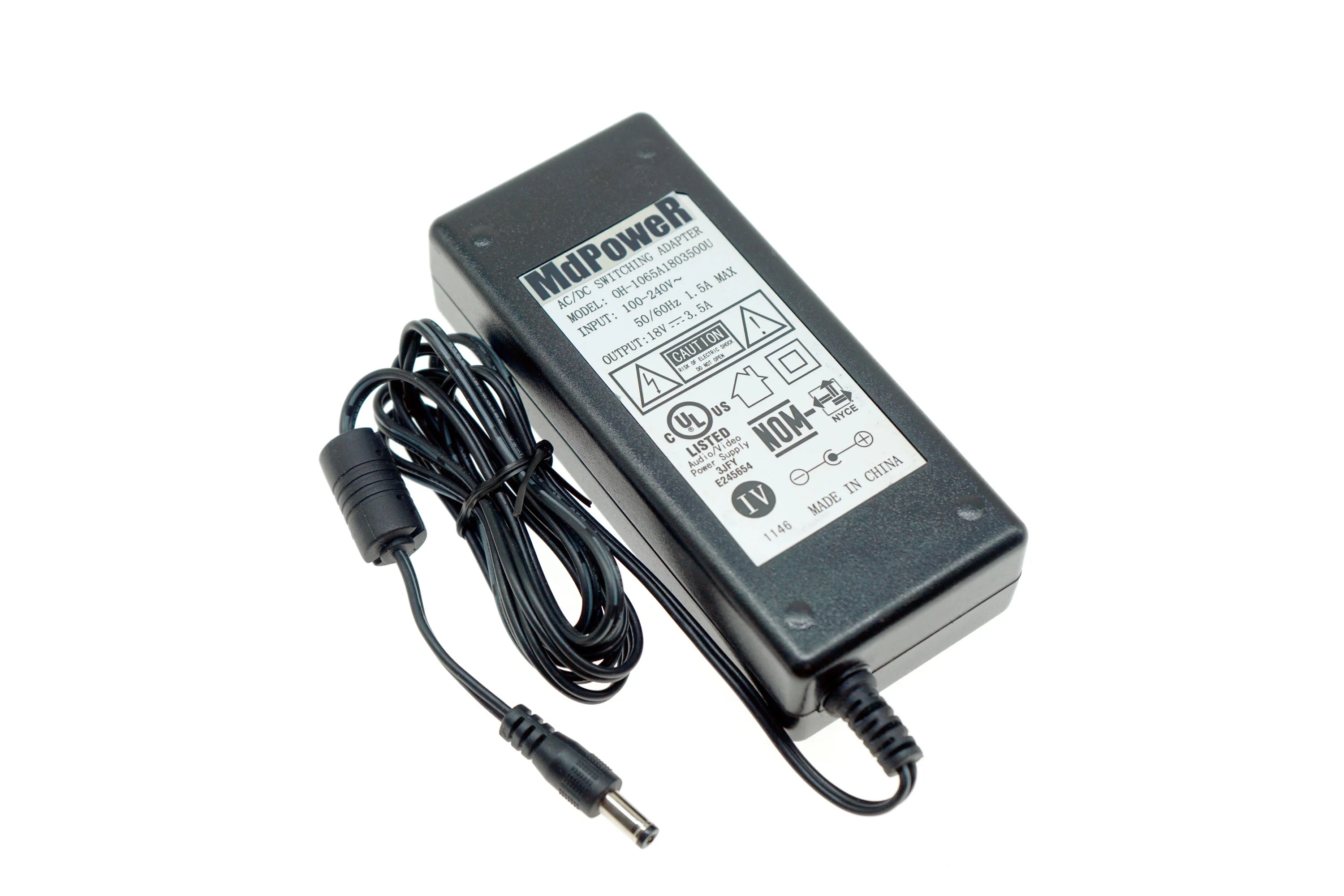 Genuine DC 18V 3.5A Switching Adapter Charger For PHILIPS Power Supply OH-1065A1803500U 1065A1803500U2 AS851/10 63w ac adapter