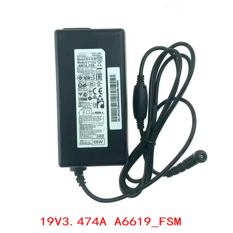 Genuine For Samsung TV AC Adapter Charger 19V 3.474A 66W BN4400837A A6619_FSM UN32J4570 UN32J5205 UN32J525DA UE32N5300