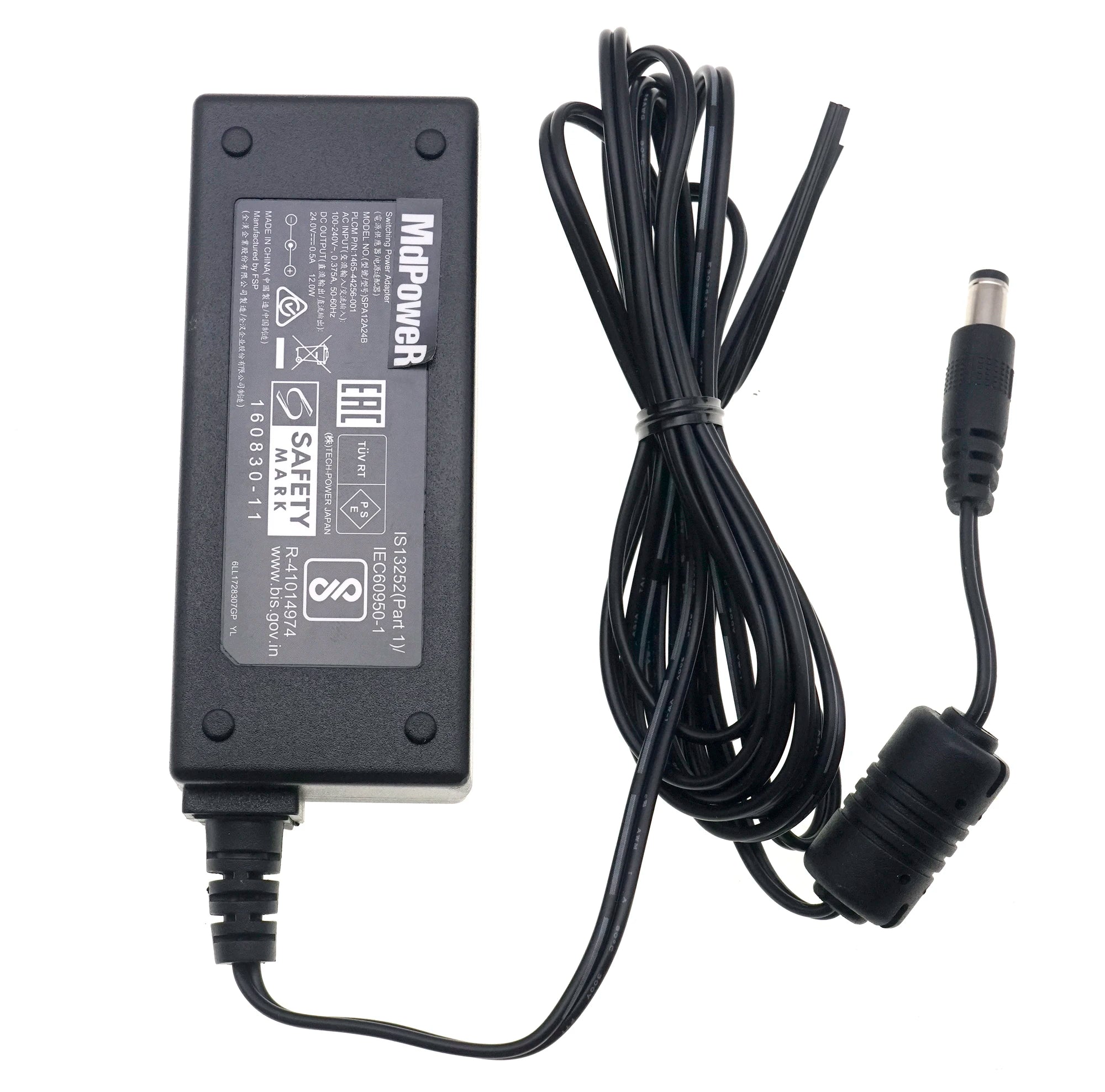 Genuine 24V 0.5A FOR Polycom SoundPoint IP Telephone Power Supply AC Adapter SPS-12A-015 1465-42340-002 500mA Charger SPA12A24B