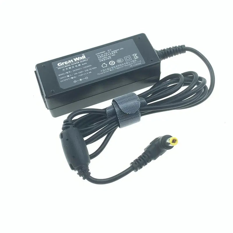 Genuine Great Wall GA36SC1-1203000 12V 3A 36W AC Adapter Charger Monitor Power Supply