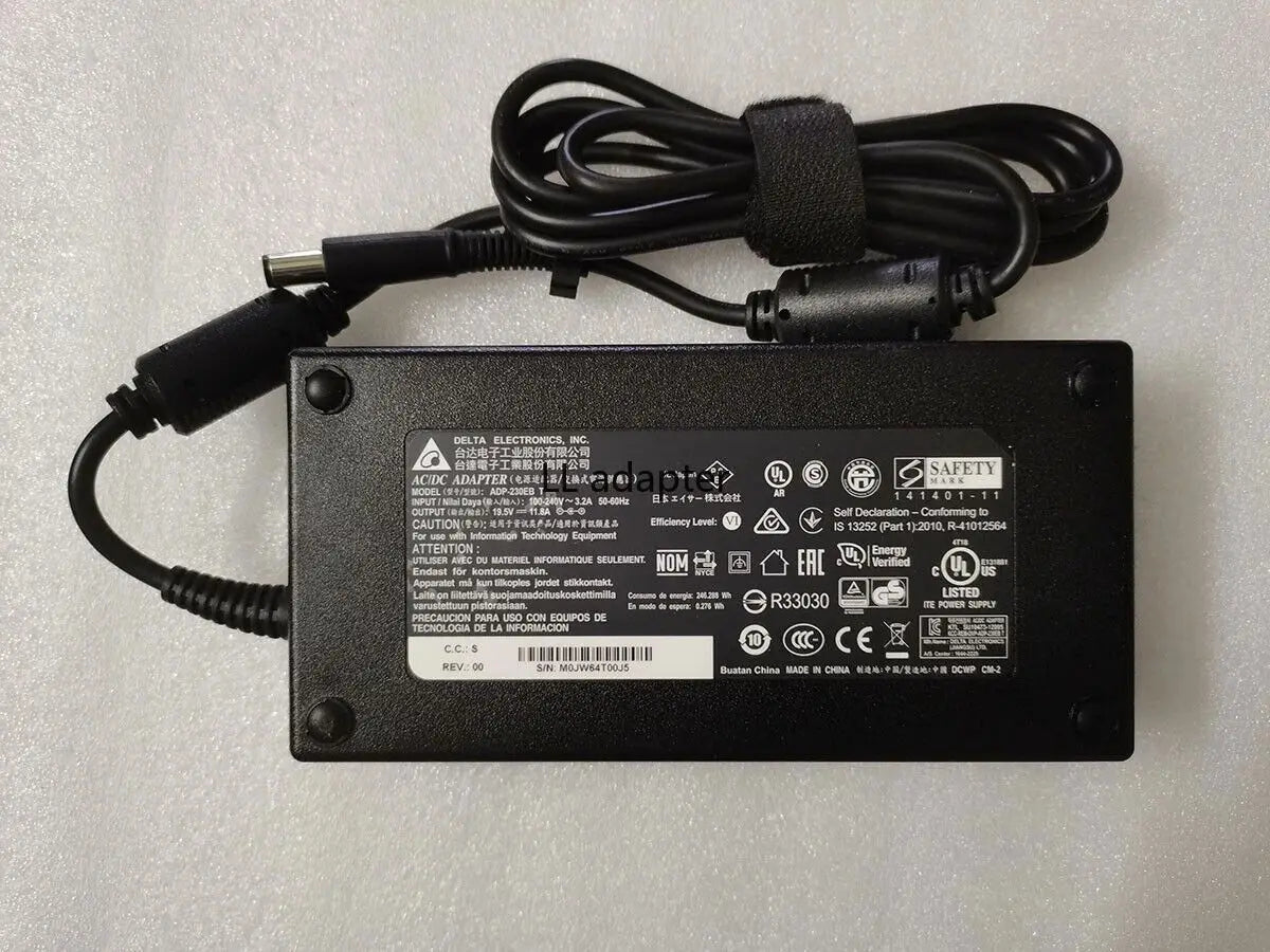 Original Delta 19.5V 11.8A 230W ADP-230EB D 7.4mm Charger AC Adapter For MSI MS-1782 MS-1783 MS-1785 MS-179C Laptop Power Supply