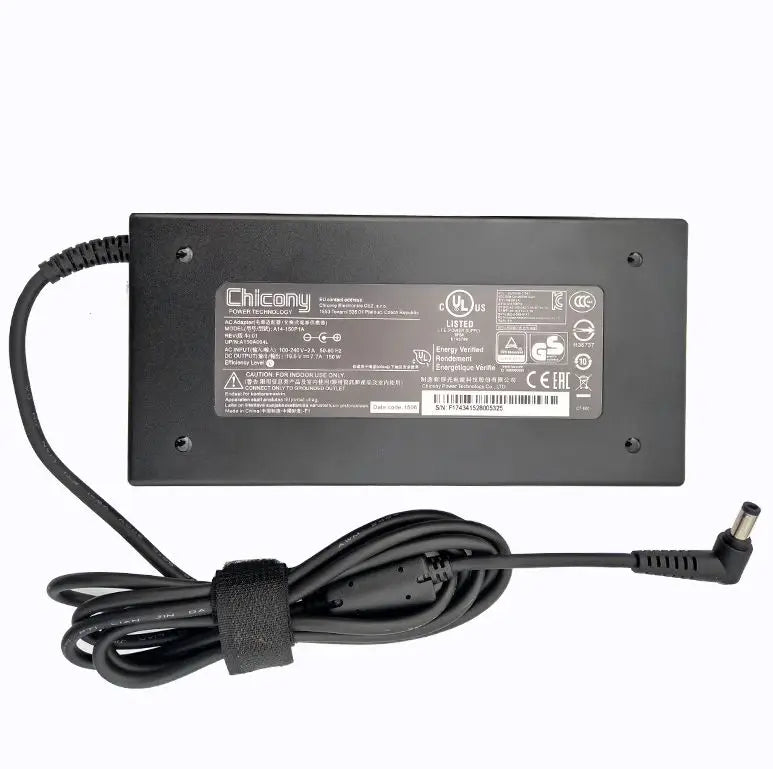 Genuine ADP-150VB B 19.5V 7.7A 150W AC Adapter For MSI GS60 Ghost Pro-606 GS70 Stealth 2PE-430AU GE62 Laptop Charger A14-150P1A