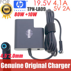 Genuine TPN-LA09 Power Adapter 19.5V 4.1A 5V 2A 80W+10W Charger for HP L30759-001 922795-001 923389-001 Power Supply 4.5*3.0mm