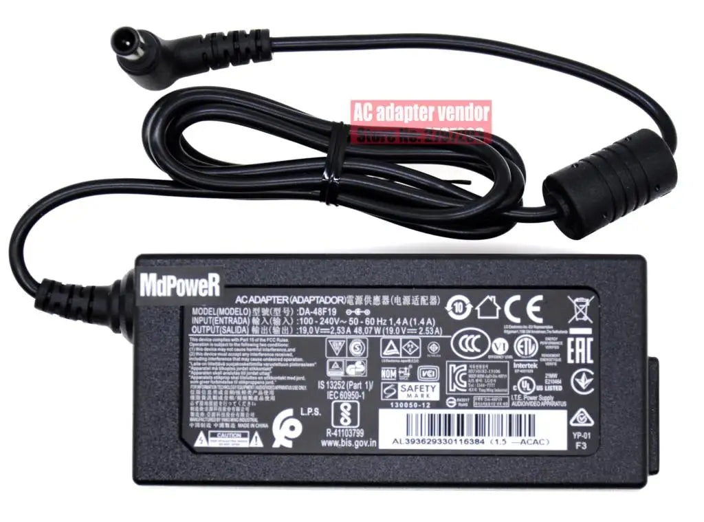 brand new Original FOR LG 32mb25vq-B/C-L 19V 2.53A AC adapter Power supply Charger cord DA-48F19 LCAP35