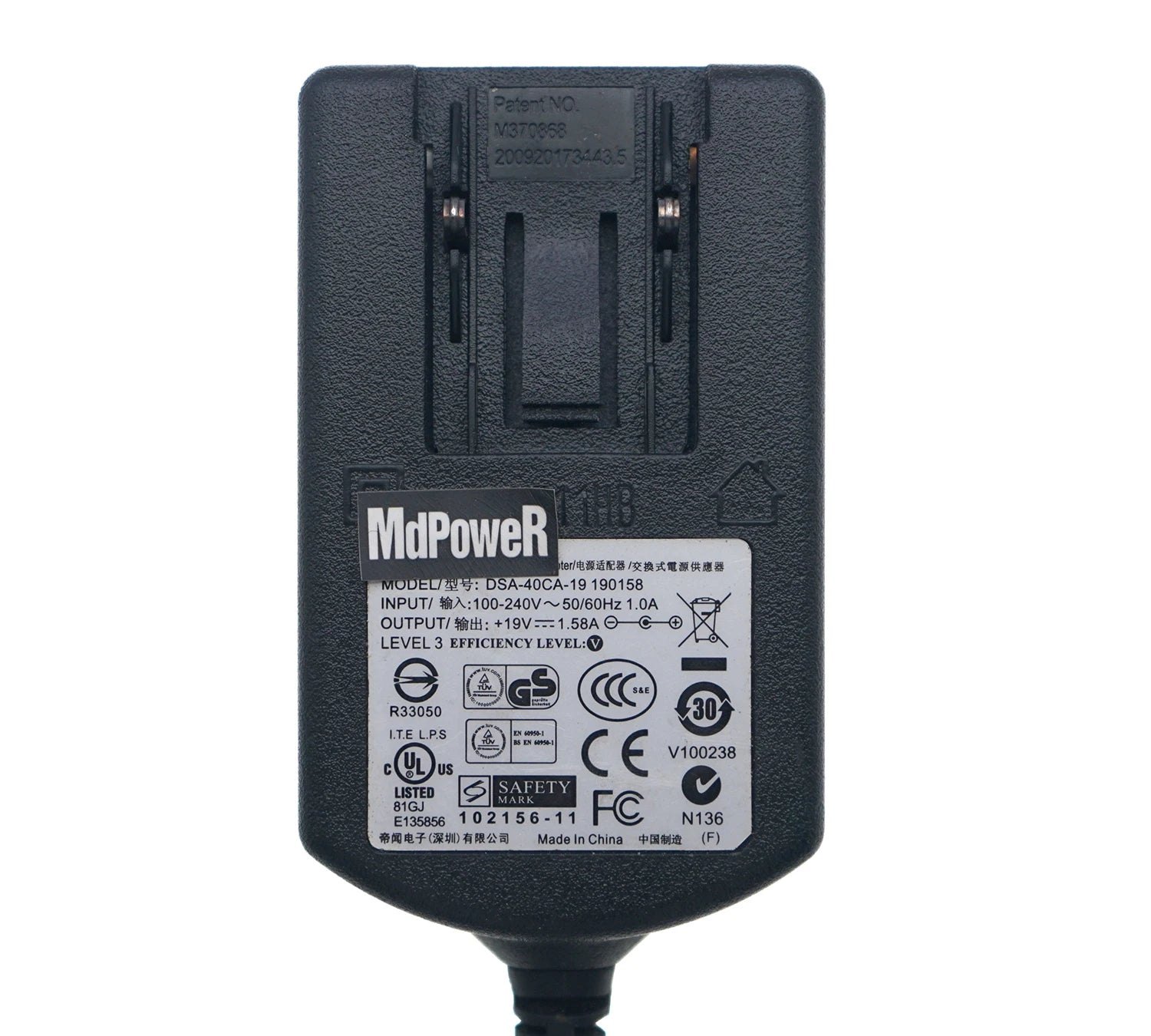 19V 1.58A Power Adapter For Acer LCD Monitor Power Supply G196HQL G206HL S190WL D255E G206HQL HP-A0301R3 DSA-40CA  S201HL S211HL