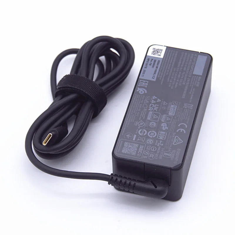 Genuine ADLX65YLC3A 20V 2.25A 45W Type C USB AC Adapter For Lenovo Chromebook ThinkPad YOGA Series Power Supply 00HM637 01FR024