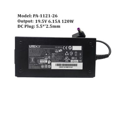 New Liteon 120W PA-1121-26 19.5V 6.15A AC Adapter For MSI Gaming Laptop GP72 6QF GE62 GE72 GS70 STEALTH MS16J5 For Machenike T58