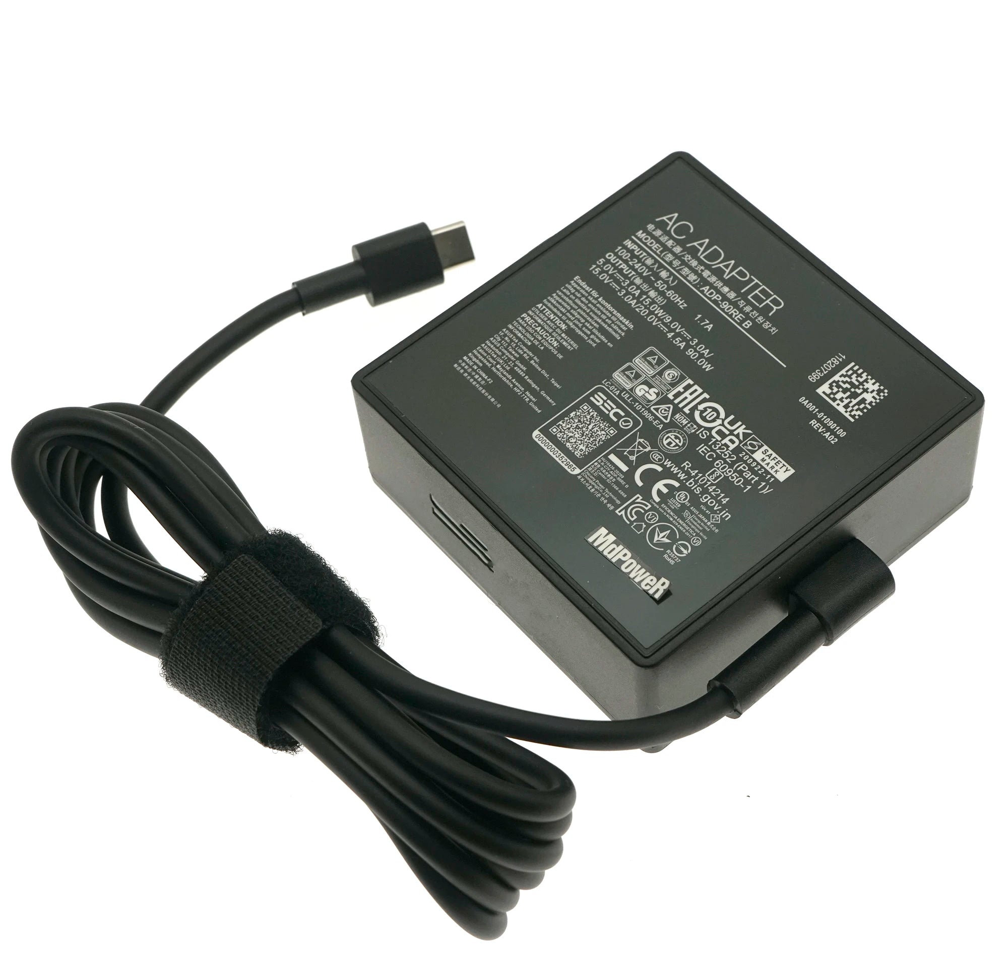 Genuine ADP-90RE B 20V 4.5A USB Type C AC Adapter Charger for Asus VivoBook S 14 M3402RA K3402ZA VivoBook S 15 M3502QA Laptop