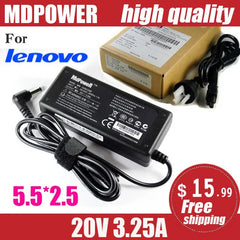 MDPOWER For Lenovo IdeaPad G455 20V 3.25A laptop power AC adapter charger cord