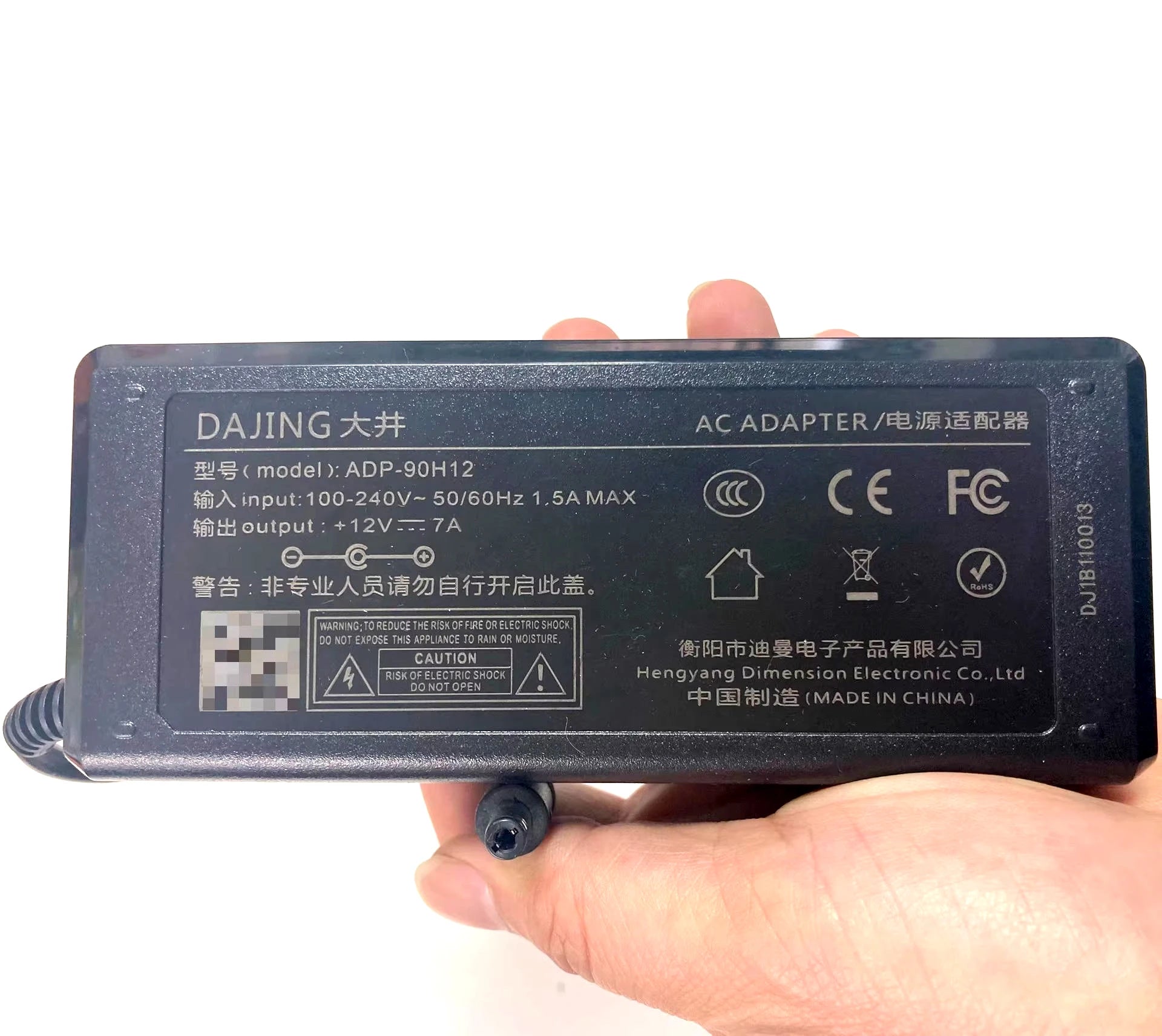 DAJING ADP-90H12 2ABP084F 12V 7A AC Adapter Charger For Netgear Power Supply 5.5*2.5mm