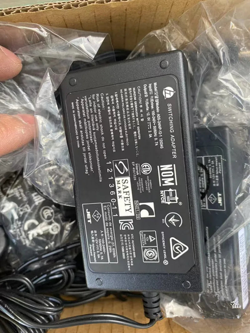 Genuine HOIOTO ADS-24NP-12-1 12024G 12V 2A AC Switching Adapter Charger Power Supply 5.5*2.1mm