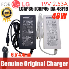 Original new FOR LG LCD monitor LED TV 19V 2.53A LCAP35 LCAP45 DA-48F19 ADS-48FSK-19 MS-V2530R190 AC adapter Power supply