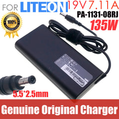 Original LITEON PA-1131-08RJ 19V 7.11A 135W AC Adapter Laptop Power Supply Charger 5.5*2.5mm Genuine