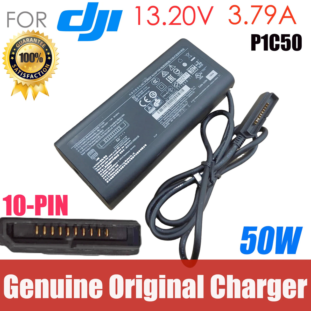 Original For DJI Mavic Air 1 Drone 50W Battery Charger BC-TRA P1C50  AC Power Adapter