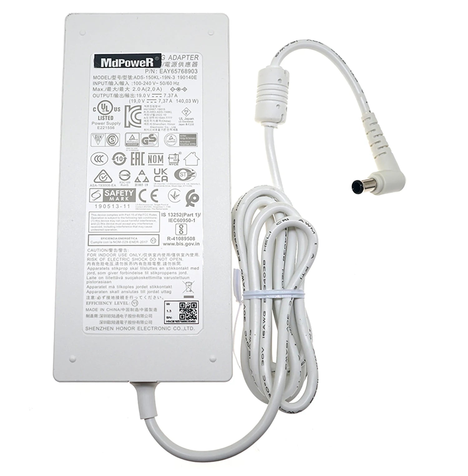 Original A16-140P1A ADS-150KL-19N-3 140W 19V 7.37A LCAP31 AC Adapter For LG LED LCD Monitor 34UC97 27UD88 34UM95 Power Supply