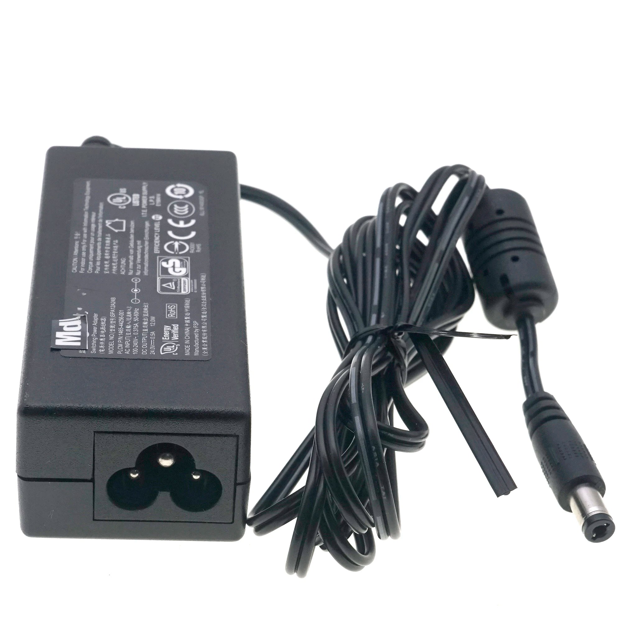 Genuine 24V 0.5A FOR Polycom SoundPoint IP Telephone Power Supply AC Adapter SPS-12A-015 1465-42340-002 500mA Charger SPA12A24B