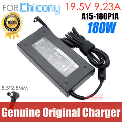 Genuine Chicony 180W A17-180P4A 19.5V 9.23A AC Adapter Laptop Charger for CLEVO P950HR N850HP6 Power Supply A15-180P1A A180A005L