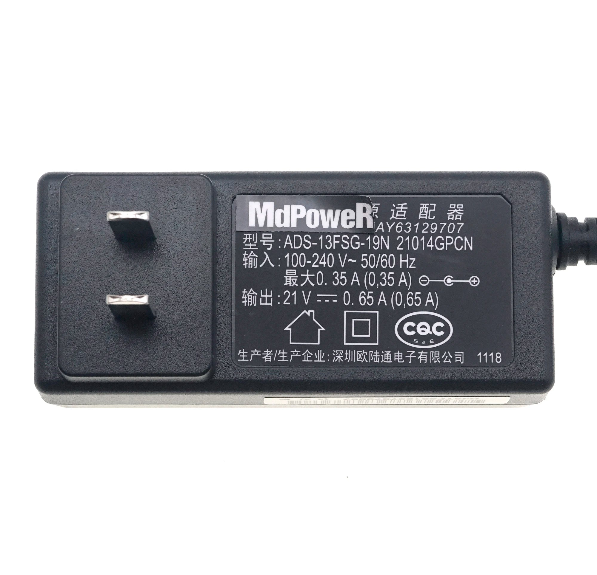 Original ADS-13FSG-19N EAY63129704 21V 0.65A Battery Charger For LG VS8400SCW Vacuum cleaner Power Supply US UK Plug