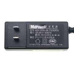 Original ADS-13FSG-19N EAY63129704 21V 0.65A Battery Charger For LG VS8400SCW Vacuum cleaner Power Supply US UK Plug