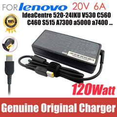 Original 20V 6A ac adapter for Lenovo IdeaCentre 520-24IKU V530 C560 C460 S515 A7300 a5000 a7400 all-in-one pc power supply