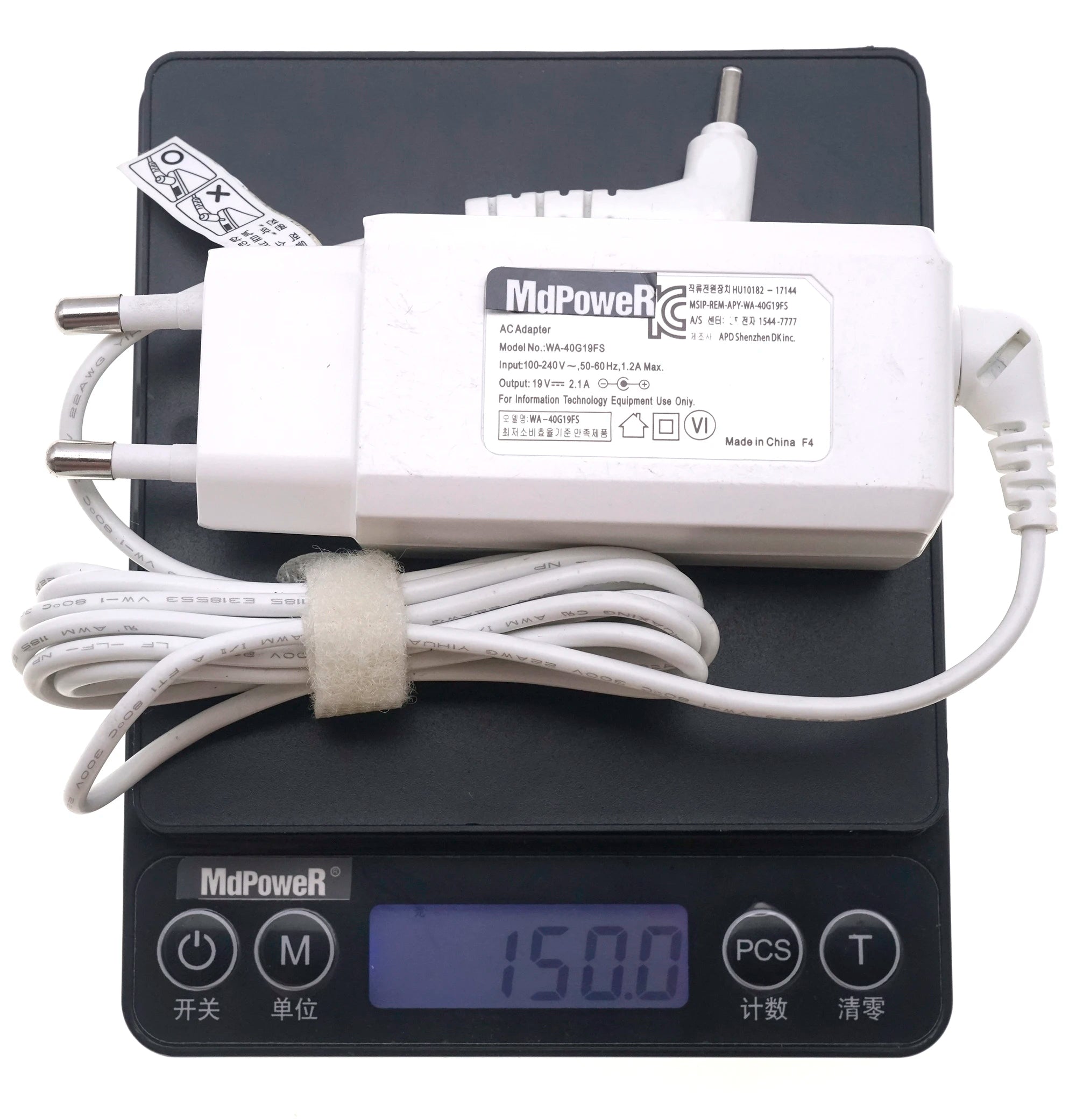 Original 19V 2.1A 40W 3.0x1.0mm AC Adapter For LG LCAP48-WK LCAP48-BK WA-40G19FS ADS-40MSG-19 19040GPK GRAM Power Supply Charger
