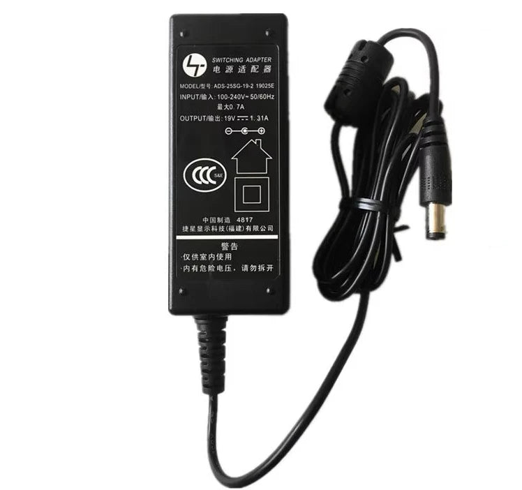 Genuine AC Adapter ADS-25FSG-19 19025GPCN 19V 1.31A ADPC1925EX ADPC1925  STK025-19131T Charger for AOC LCD Monitor Power Supply