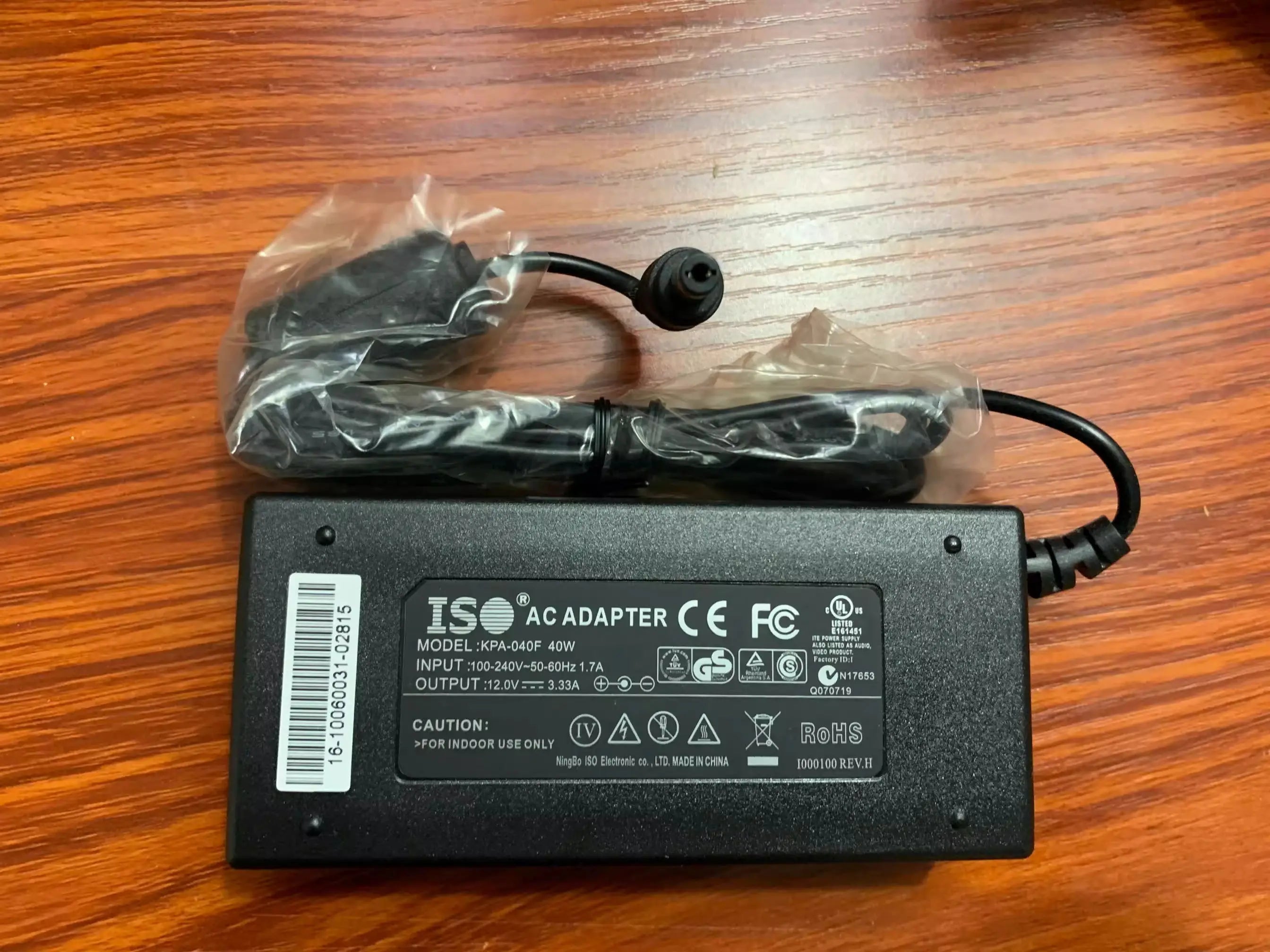 Genuine ISO KPA-040F DELTA ADP-40DD B 12V 3.33A AC Adapter Charger For DELL S2240LC S2340l S2240M 04WW5R Monitor Power Supply
