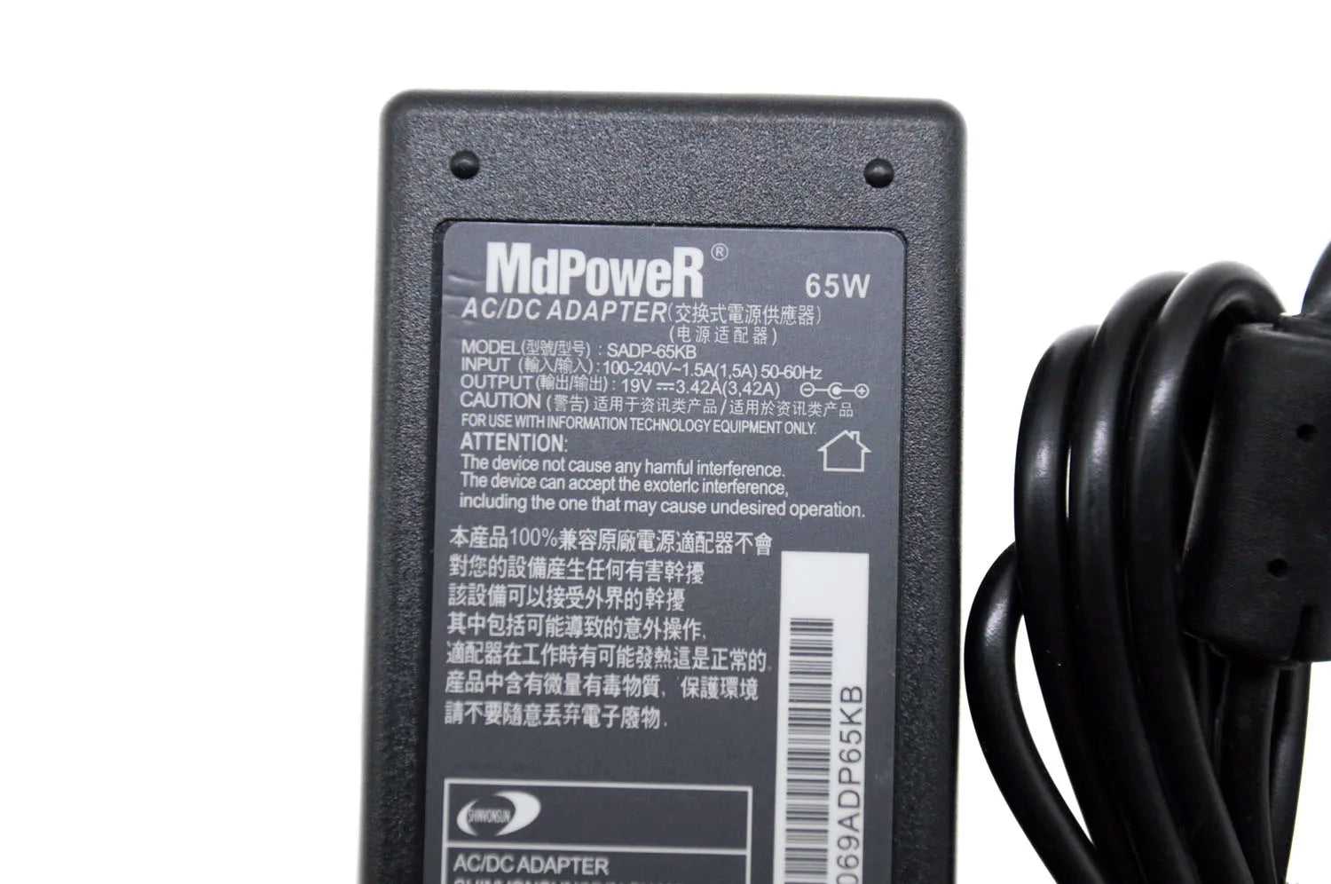 For ASUS 19V 3.42A 65W 4.5*3.0mm laptop AC adapter charger PU450C PU500V PU500C PRO551 PRO451 ZENBOOK UX51VZ U500VZ B43V B53V