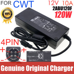 Genuine CWT 12V 10A 120W AC Adapter for QNAP TS-409  TS-410 TS-412 Turbo Synology DiskStation DS410 DS418 NAS Power Supply