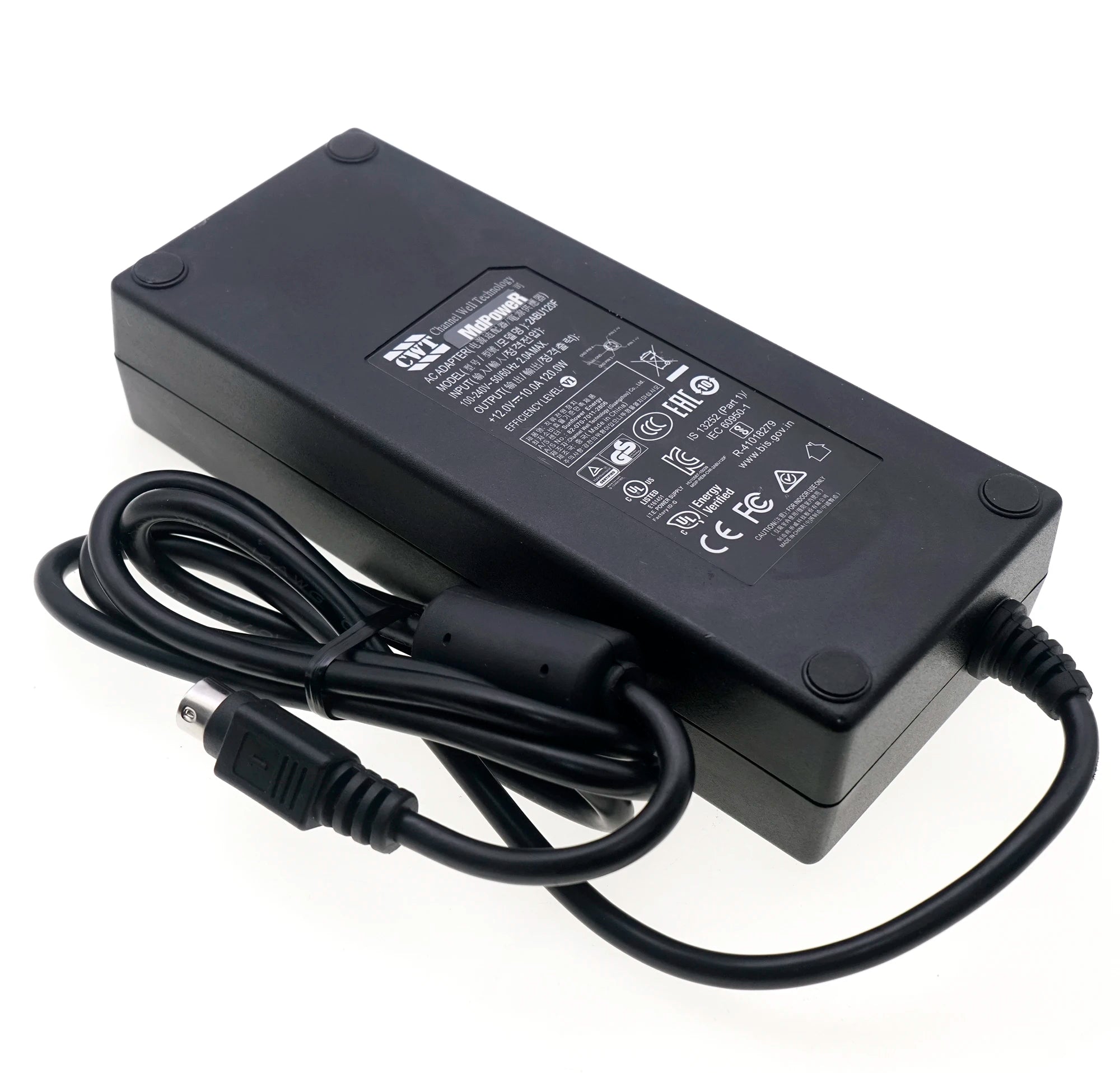 Genuine CWT 12V 10A 120W AC Adapter for QNAP TS-409  TS-410 TS-412 Turbo Synology DiskStation DS410 DS418 NAS Power Supply