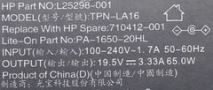 Genuine TPN-LA16 TPN-CA16 19.5V 3.33A 65W TPN-CA17 AC Adapter For HP L25298-001 A065R157P Laptop Power Supply Charger 710412-001