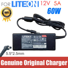 Liteon PA-1061-81 PA-1061-0 12V 5A 60W 5.5*2.5mm AC Adapter Charger Power Supply