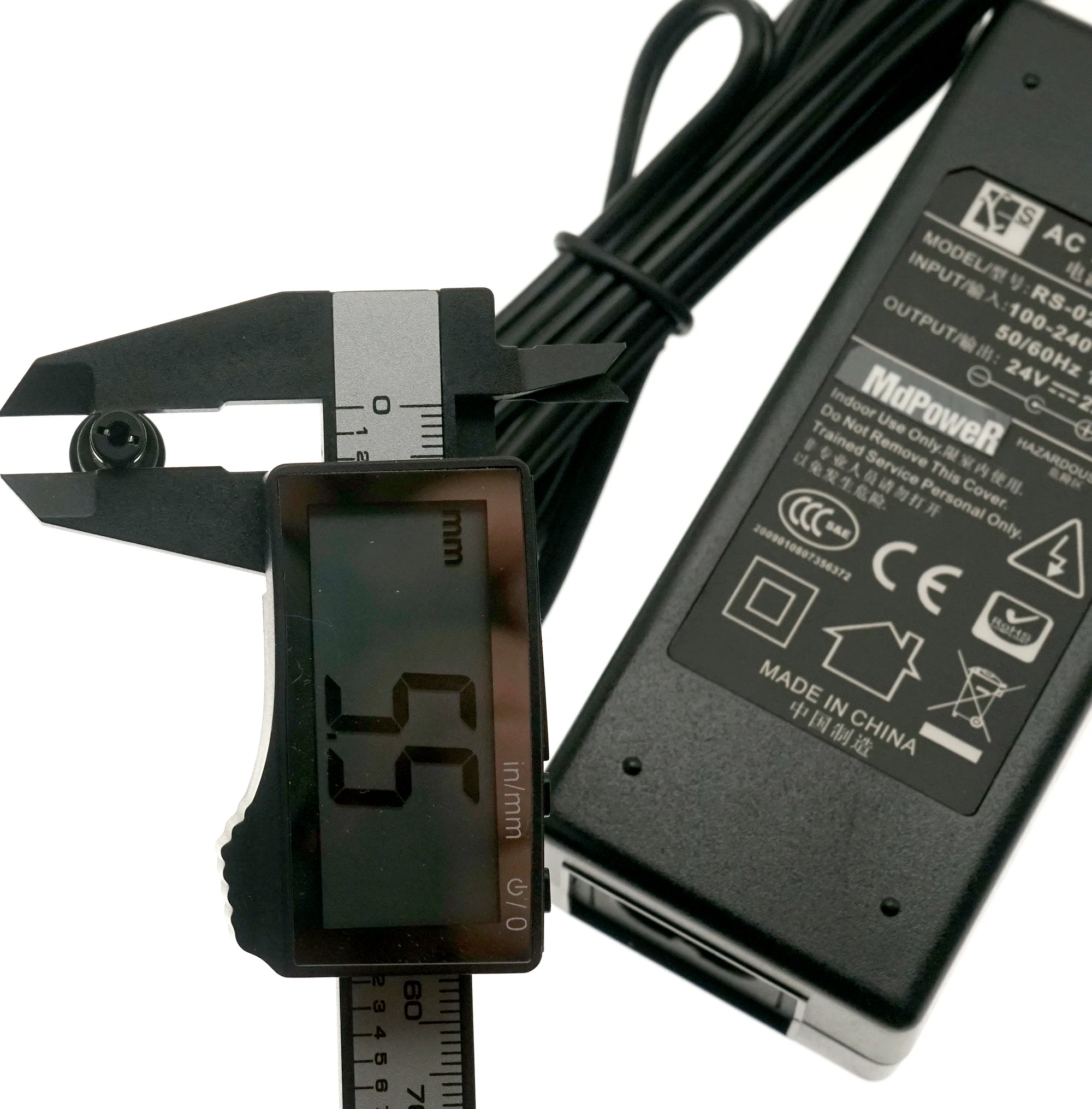 Genuine JINHAUSHENG RS 24V 2A 48W RS-02/24-S335 AC Adapter Charger Power Supply 5.5*2.1mm DC Plug