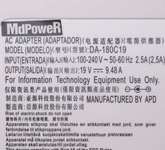 Genuine 19V 9.48A 180W DA-180C19 AC Adapter Charger For LG 34UC99-W CURVED LED MONITOR EAY64449302 32UD99-W 38UC99W Power Supply