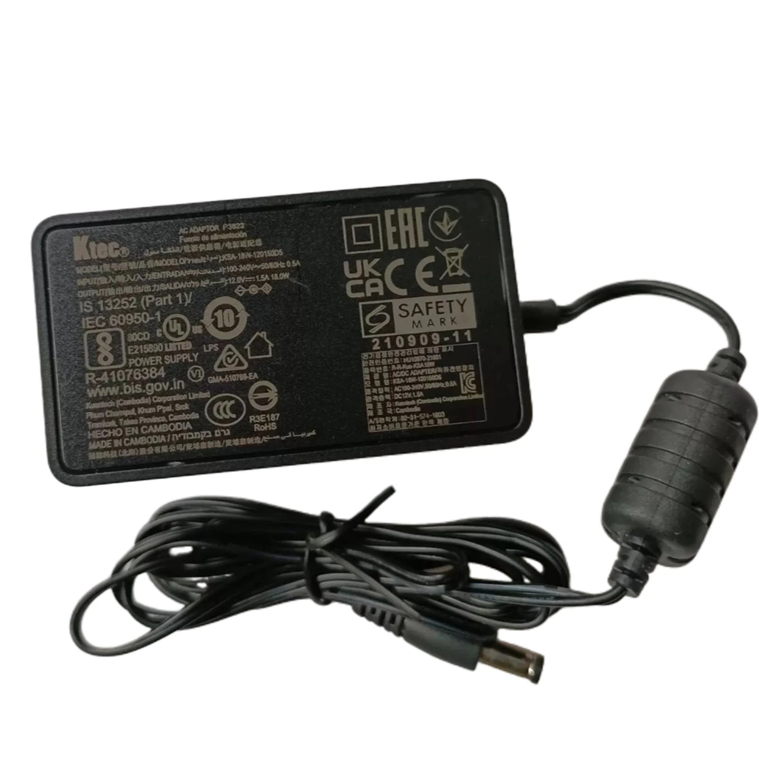 Genuine  KTEC KSA-18W-120150D5 12V 1.5A 18W AC Adapter Charger For Hard Drive HDD Power Supply EU/US/UK Plug 5.5*2.5mm