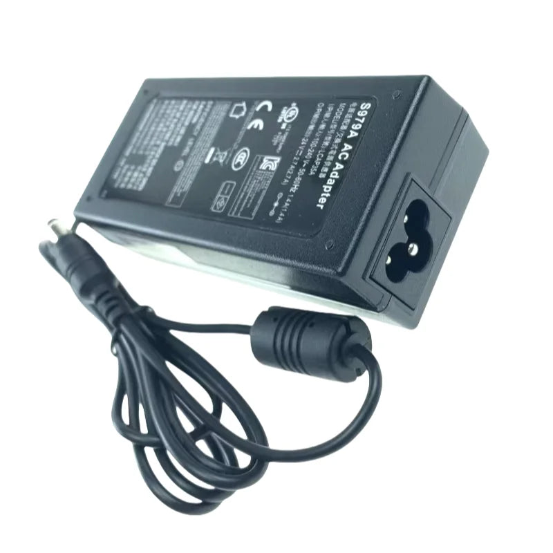 24V 2.7A 65W AC Adapter Charger for GVE  GC65-240270-D Water Filter Power Supply LCAP35A 5.5*2.5mm