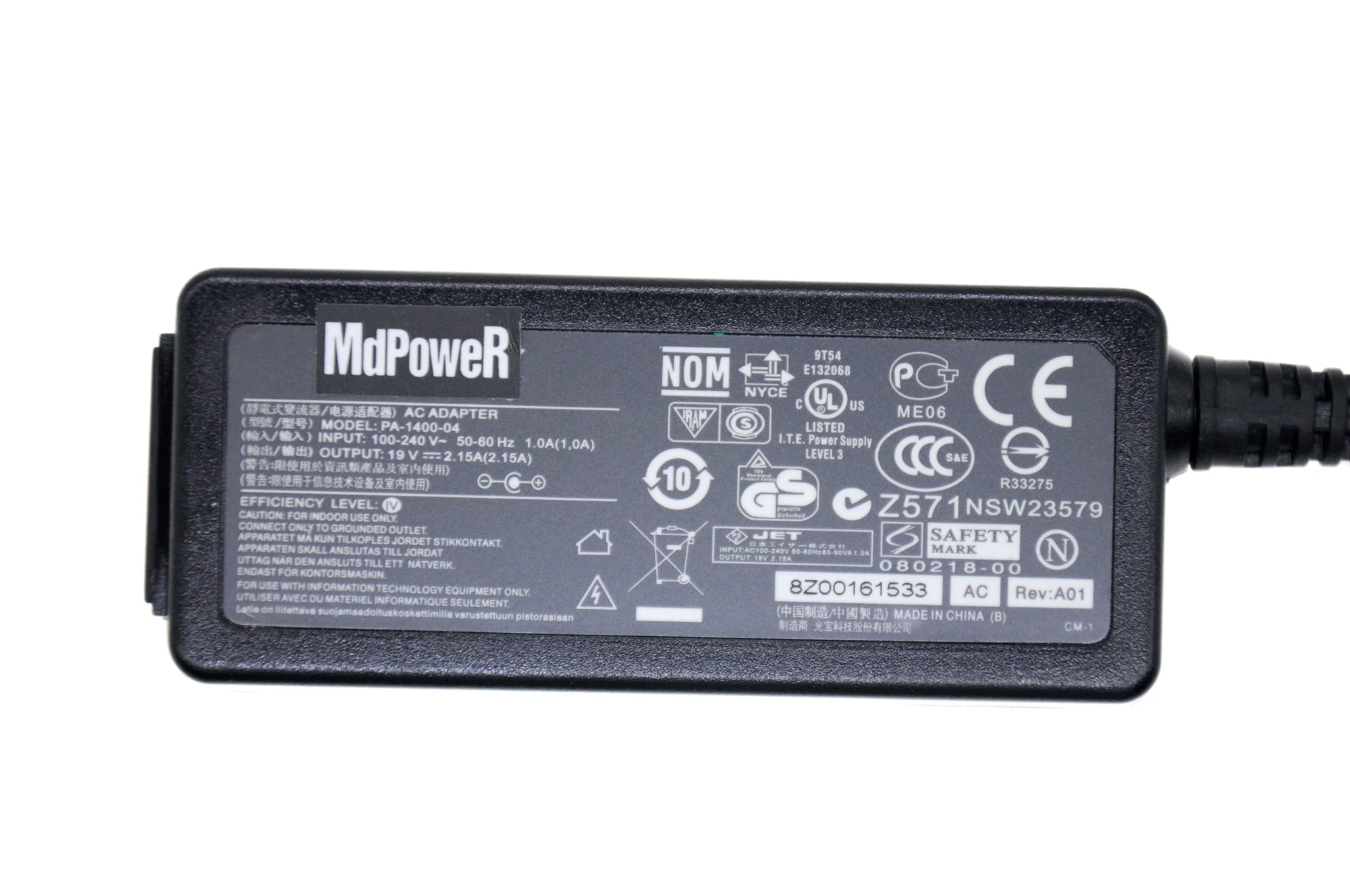 Original For ACER 19V 2.15A ADP-40TH A 40W laptop supply power AC adapter charger Aspire One D255 533 D257 D260 W500P W501 W501
