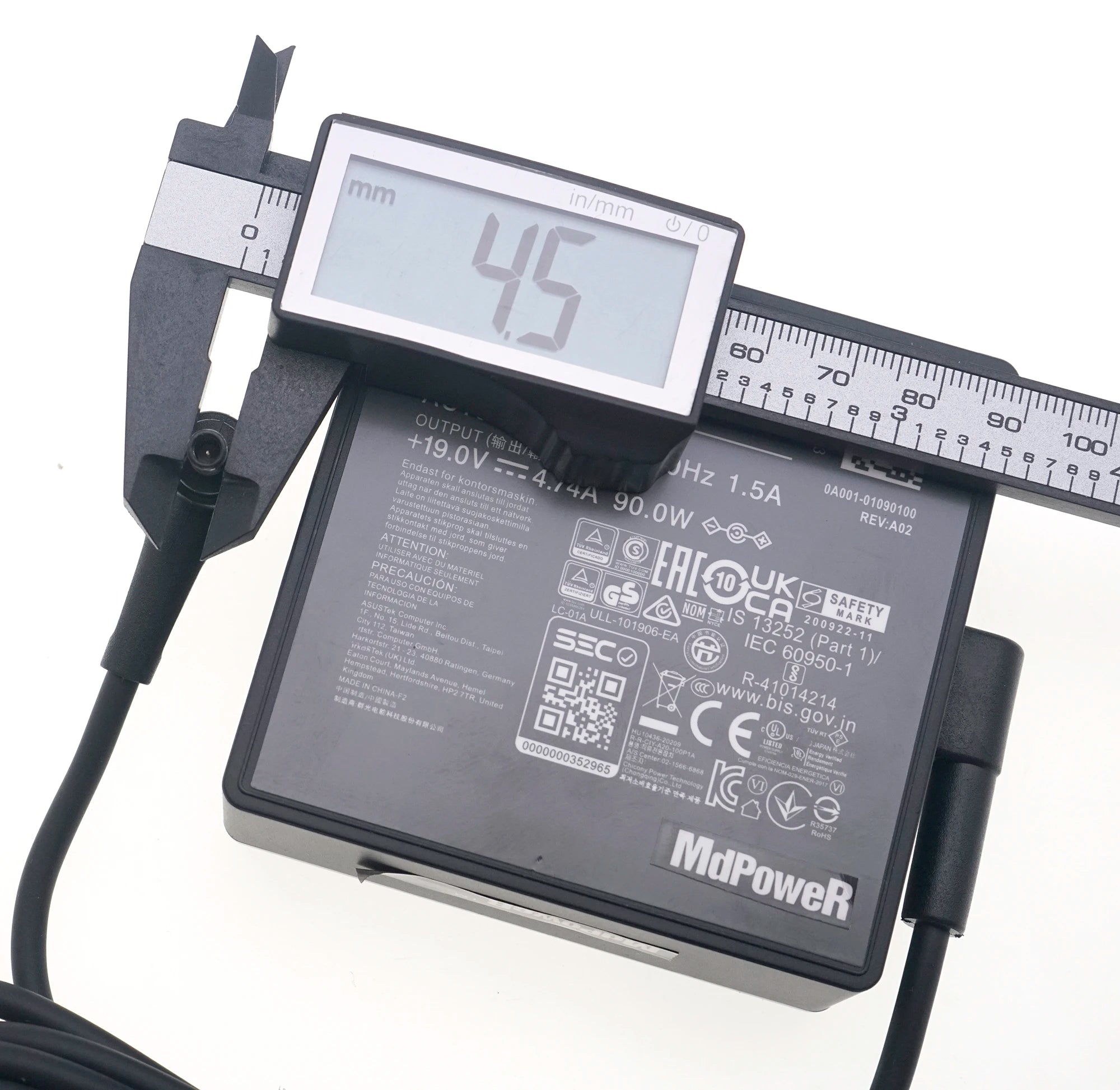 Original 19V 4.74A 90W For ASUS EXA1202YH ADP-90YD B ADP-90LE B AC Adapter Charger 4.5*3.0mm  5.5*2.5mm Power Supply