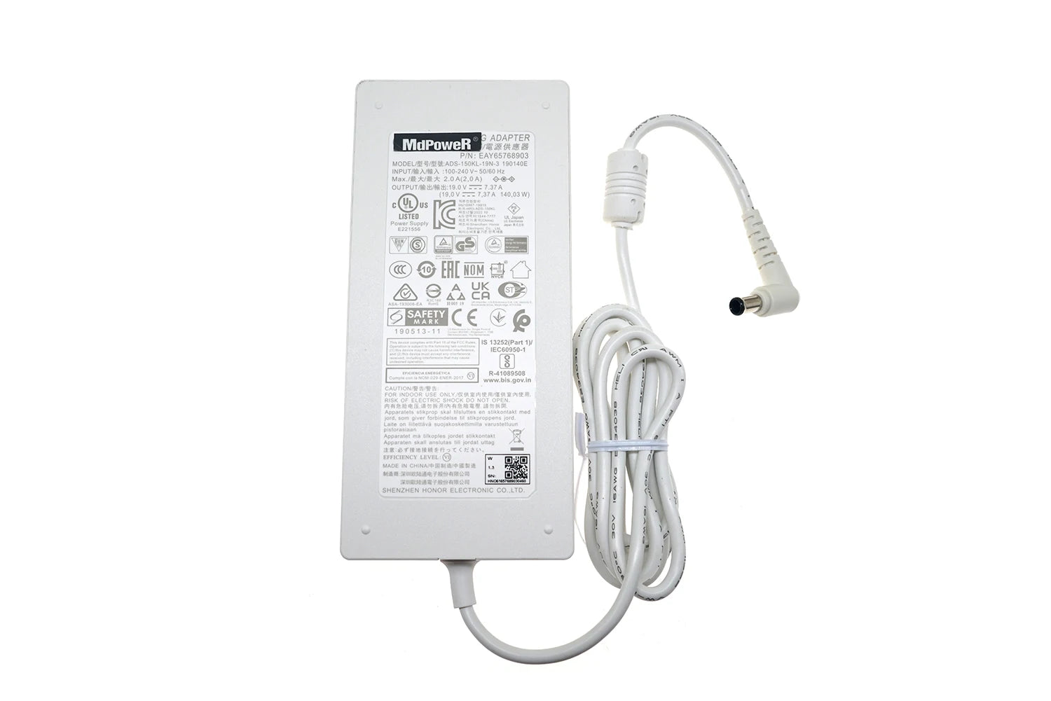 140W 19V 7.37A LCAP31 A16-140P1A ADS-150KL-19-3 Original AC DC Adapter For LG MONITOR 32BL95U LG 34GK950G 34GK950F 34GK950F-B