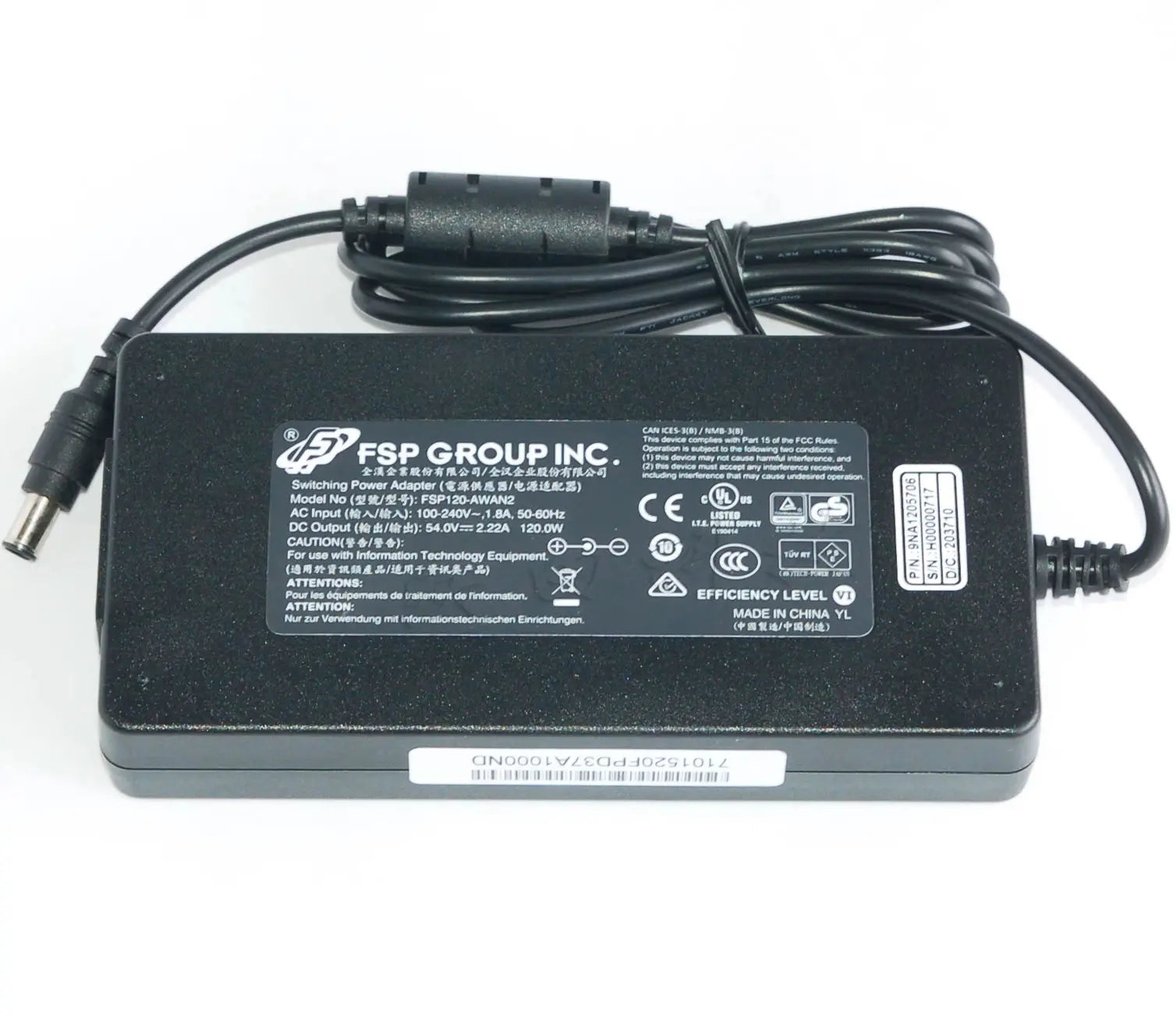 Genuine FSP FAP120-AWAN2 52V 2.22A Switching Power Adapter Charger for DAHUA Video Recorder Power Supply
